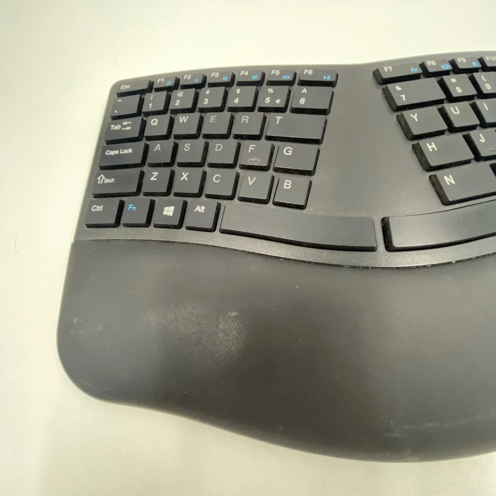 Kensington Pro Fit Ergo Wireless Keyboard Black K75401US Bluetooth Untested